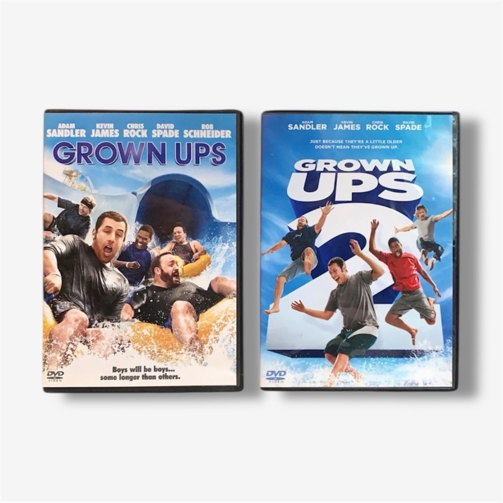 Grown Ups and Grown Ups 2 DVDs Movie Bundle Set 2pc